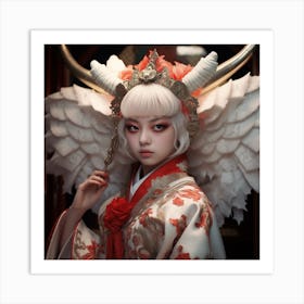 Angelic Woman #1 Art Print