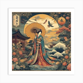 Asian Woman Art Print