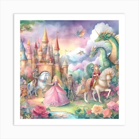 Fairytale Castle Art Print