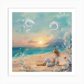 Dreaming Of The Sea Art Print