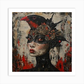 Bird Woman Art Print