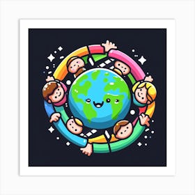 World Is A Big Place Art Print