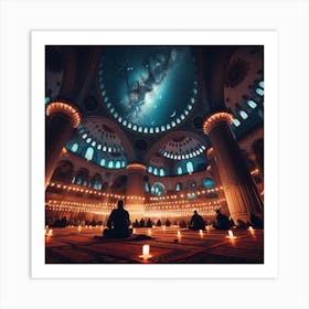 Blue Mosque Art Print