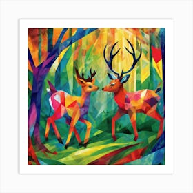 Franz Marc inspired artwork 2 Art Print