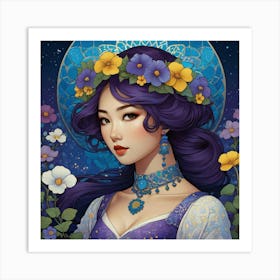 Chinese Girl Art Print