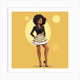 African American Woman 1 Art Print