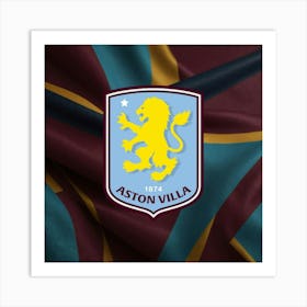 Aston Villa F.C Logo Wall Art 9 Art Print