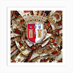 S.C. Braga Logo Wall Art 7 Art Print