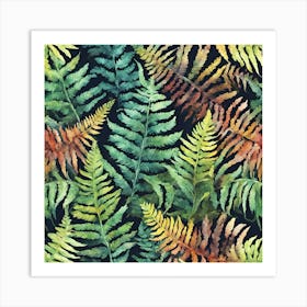 Fern Leaves Art Print