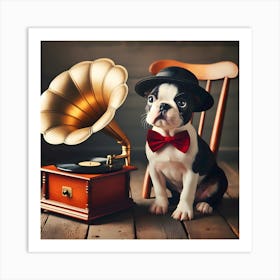 Boston Terrier~Reimagined 7 Art Print