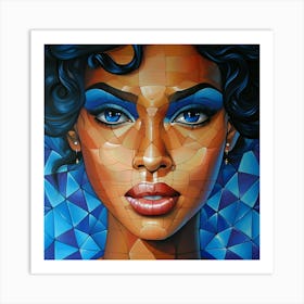 Geometric Woman 1 Art Print