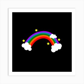 Colorful Rainbow Art Print