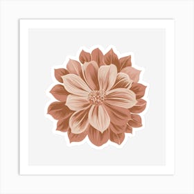 Dahlia Art Print