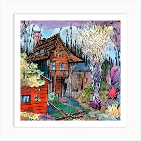 The Village Art Print