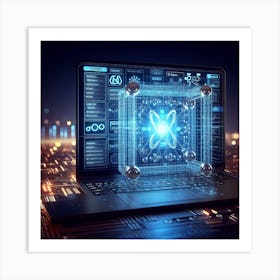 Concept Of Artificial Intelligence Art Print