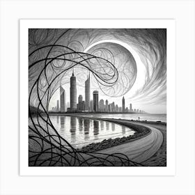 Cityscape  Art Print