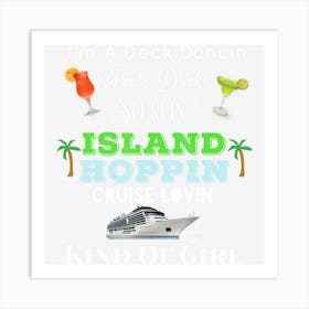 Cruise Ship Accessories Island Hoppin Cruise Boat Art Print