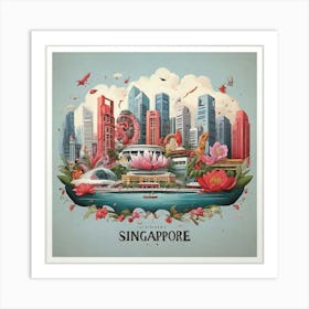 Singapore Art Print 2 Art Print