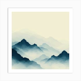 Chinese Mountains 1 Art Print