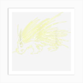 Porcupine Spiky Porcupine Art Print