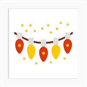 Christmas Lights Art Print