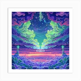 Psychedelic Painting 3 Art Print