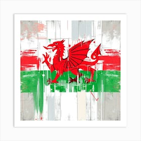 Wales Flag 2 Art Print