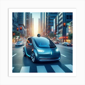 Self - Driving Car 2 Art Print