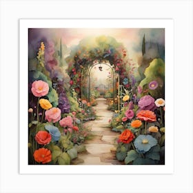 Garden Path 14 Art Print