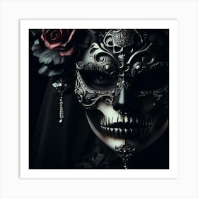 Day Of The Dead Skull Art Print