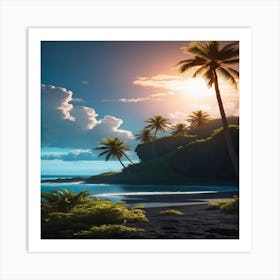 Sand Beach Art Print