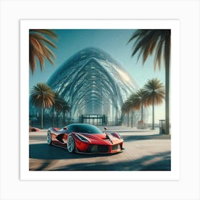 Futuristic Sports Car 46 Art Print