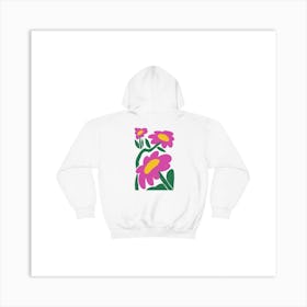 Flower Hoodie Art Print