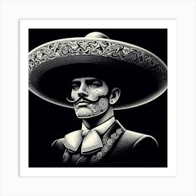 Mexican man 2 Art Print