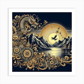 Chinese Dragon Art Print