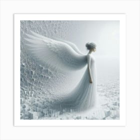 Angel In The City Art Print