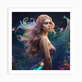 Mermaid 12 Art Print