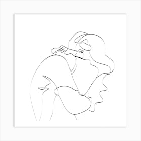 Lovers Art Print