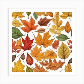 Autumn Leaves 31 Art Print