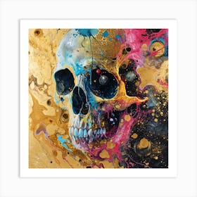 Skull Painting 13 Art Print