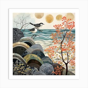 Bird In Nature Dipper 3 Art Print