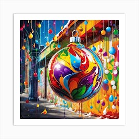 Christmas Ball Art Print