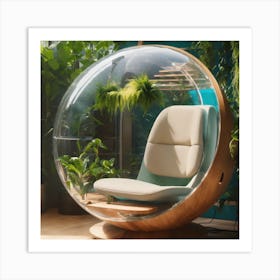 Bubble Chair Art Print