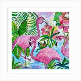 Flamingo Art Print