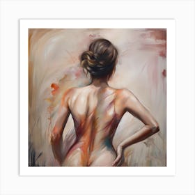 Nude Painting of a Woman Art Print
