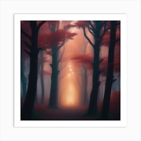 Mystical Forest Retreat 12 Art Print