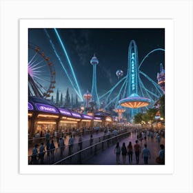 World Of Disneyland Art Print