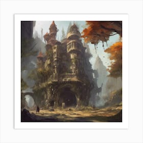 Fantasy Castle 63 Art Print