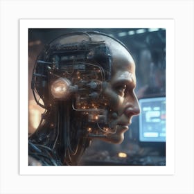 Cyborg 112 Art Print