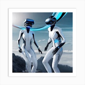 Futuristic Women 8 Art Print